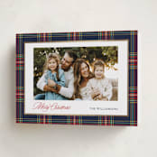 "Navy Baby" - Holiday Cards in Navy by Cindy Reynolds - Folded Card