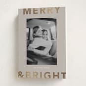 "Festive" - Holiday Cards in Sand by Kelly Watkins - Folded Card
