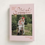 "Sleighs" - Holiday Cards in Spice by Megan Davis - Folded Card