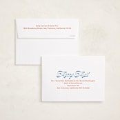 "Sleighs" - Holiday Cards in Spice by Megan Davis - FREE Recipient Addressing