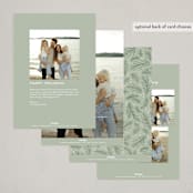"Merry Stack" - Holiday Cards in Forest by Wildfield Paper Co - Back of Card Options