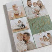 "Merry Stack" - Holiday Cards in Forest by Wildfield Paper Co - Detail