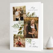 "Scrapbook Pines" - Holiday Cards in Honey by Alethea and Ruth - Folded Card
