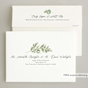 "Scrapbook Pines" - Holiday Cards in Honey by Alethea and Ruth - FREE Recipient Addressing