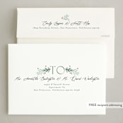 "Joy Wreath Snapshots" - Holiday Cards in Sweet Potato by Alethea and Ruth - FREE Recipient Addressing