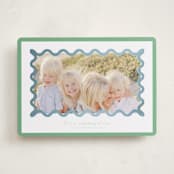 "Party Squiggle" - Holiday Cards in Spearmint by Blustery August - Front