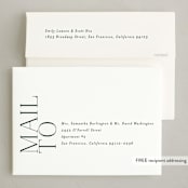 "side greeting" - Holiday Cards in Evergreen by Carolyn Nicks - FREE Recipient Addressing
