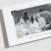 "Vintage Photo" - Holiday Cards in Winter by Emily Betts - Detail