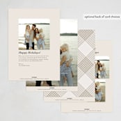 "Rustic Wreath" - Holiday Cards in Vintage by Kate Ahn - Back of Card Options