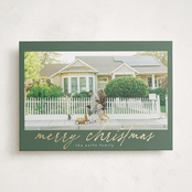 "The Merry" - Holiday Cards in Pine by Tamara Hilje - Front