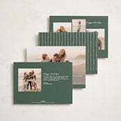 "The Merry" - Holiday Cards in Pine by Tamara Hilje - Back of Card Options