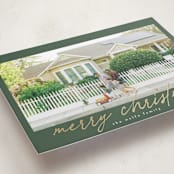 "The Merry" - Holiday Cards in Pine by Tamara Hilje - Detail