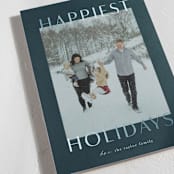 "Gilded greeting" - Holiday Cards in Winter Night by Ekko Studio - Detail