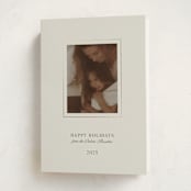 "gold frame" - Holiday Cards in Milk by Claire - Folded Card
