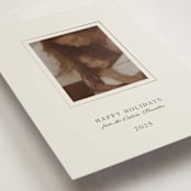 "gold frame" - Holiday Cards in Milk by Claire - Detail