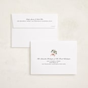 "gold frame" - Holiday Cards in Milk by Claire - FREE Recipient Addressing