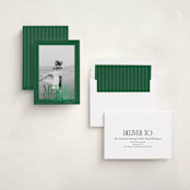 "The Bold Border" - Holiday Cards in Pine by Brianne Larsen - Assembled