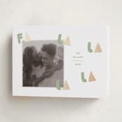 "fa la la fun" - Holiday Cards in Mint by Summer Winkelman - Folded Card