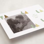 "fa la la fun" - Holiday Cards in Mint by Summer Winkelman - Detail