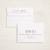 "Joy Arch" - Holiday Cards in Cranberry by Brianne Larsen - FREE Recipient Addressing