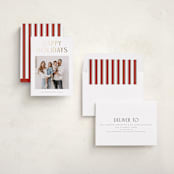 "Slate" - Holiday Cards in Sugar by Wildfield Paper Co - Assembled