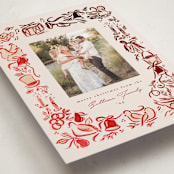 "And a Partridge" - Holiday Cards in Eggnog by Julie Murray - Detail
