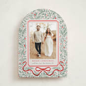 "Merry Botanical" - Holiday Cards in Pine by Elly - Front