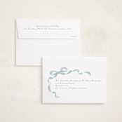 "Whimsical Bow" - Holiday Cards in Jack Frost by Susan Zinader - FREE Recipient Addressing