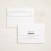 "evergreen garlands" - Holiday Cards in Juniper by Rebecca Durflinger - FREE Recipient Addressing