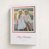 "Lauren" - Holiday Cards in Santa Suit by Blustery August - Folded Card