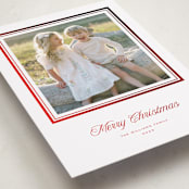 "Lauren" - Holiday Cards in Santa Suit by Blustery August - Detail