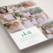 "Among the Pines" - Holiday Cards in Porcelain by Everett Paper Goods - Detail