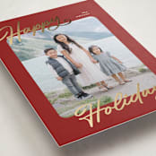 "the classic" - Holiday Cards in Holly by Pixel and Hank - Detail