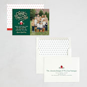 "New Stop" - Holiday Cards in Noble Fir by Erica Krystek - Assembled