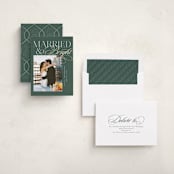 "Scripted Bright" - Holiday Cards in Forest by Jackie Crawford - Assembled