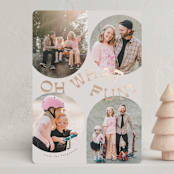 "Bubble" - Holiday Cards in Eggnog by Everett Paper Goods - Front