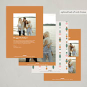 "Bubble" - Holiday Cards in Eggnog by Everett Paper Goods - Back of Card Options