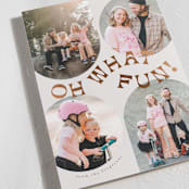 "Bubble" - Holiday Cards in Eggnog by Everett Paper Goods - Detail
