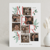 "Merry Letters" - Holiday Cards in Mint by Alethea and Ruth - Front