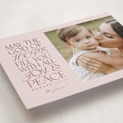 "Filled With Love" - Holiday Cards in Peppermint by Pink House Press - Detail