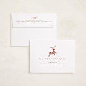 "Filled With Love" - Holiday Cards in Peppermint by Pink House Press - FREE Recipient Addressing