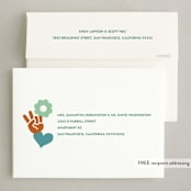 "peace out" - Holiday Cards in Ocean by Megan Davis - FREE Recipient Addressing