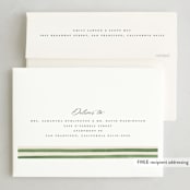 "Vintage Stripes" - Holiday Cards in Evergreen by Teju Reval - FREE Recipient Addressing