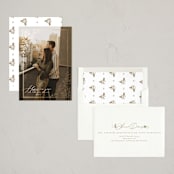 "Gilded Love" - Holiday Cards in Vanilla by Ana de Sousa - Assembled
