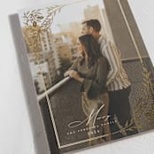 "Gilded Love" - Holiday Cards in Vanilla by Ana de Sousa - Detail
