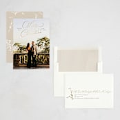 "Minimalist Merry Moments" - Holiday Cards in Chimney Smoke by Design Lotus - Assembled