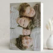 "Focus" - Holiday Cards in Snow by Crisby - Folded Card