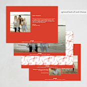 "Cute bow" - Holiday Cards in Candy Cane by Yuliya Evseeva - Back of Card Options