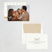 "Cute bow" - Holiday Cards in Champagne by Yuliya Evseeva - Assembled