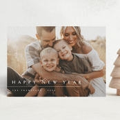 "minimalist" - Holiday Cards in Snowfall by Melanie Kosuge - Front